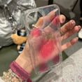 thumbnail image 1 of Korean cute glitter strawberry clear phone case for iPhone 15 14 13 12 11 pro max plus lovely shockproof protective soft cover, 1 of 1