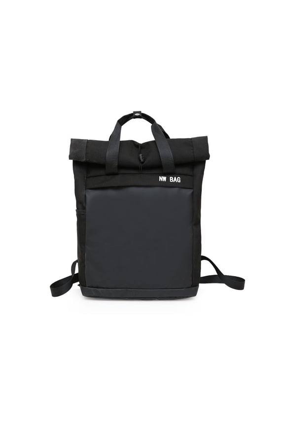 Korean portable dual-use tide brand backpack,Green