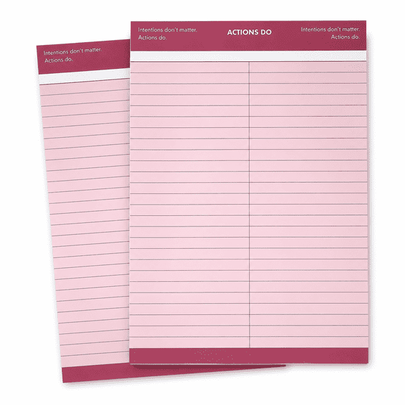Aixiny B5 Color-Blocked Notebooks, Cherry Blossom Pink,2 Pack with 30 Sheets