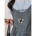 thumbnail image 1 of Korean-style irregular metal heart necklace for women, high-end, elegant, simple and versatile accessory choker, 1 of 10