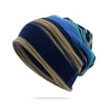 thumbnail image 1 of Korean version Fashion Hedging cap Multifunction Turban hat Casual Hat Stripe Print BLUE, 1 of 8