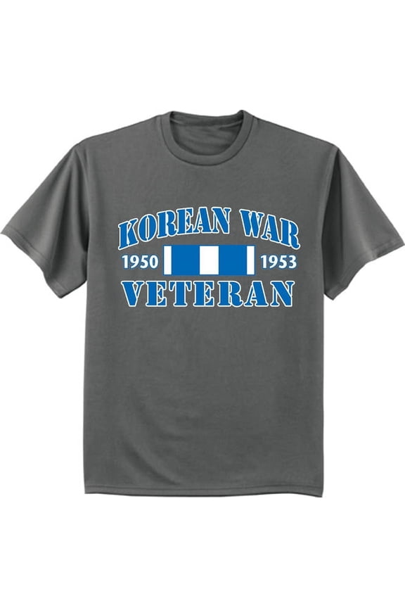 Korean war decal t-shirt graphic tee for men