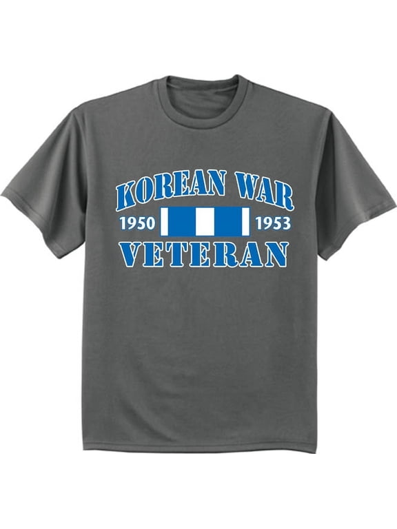 Korean war decal t-shirt graphic tee for men