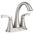 thumbnail image 1 of Korek 2-Handle Deck Mount Bathroom Faucet, 4 in, Brushed Finish, 84467SRN, 1 of 3