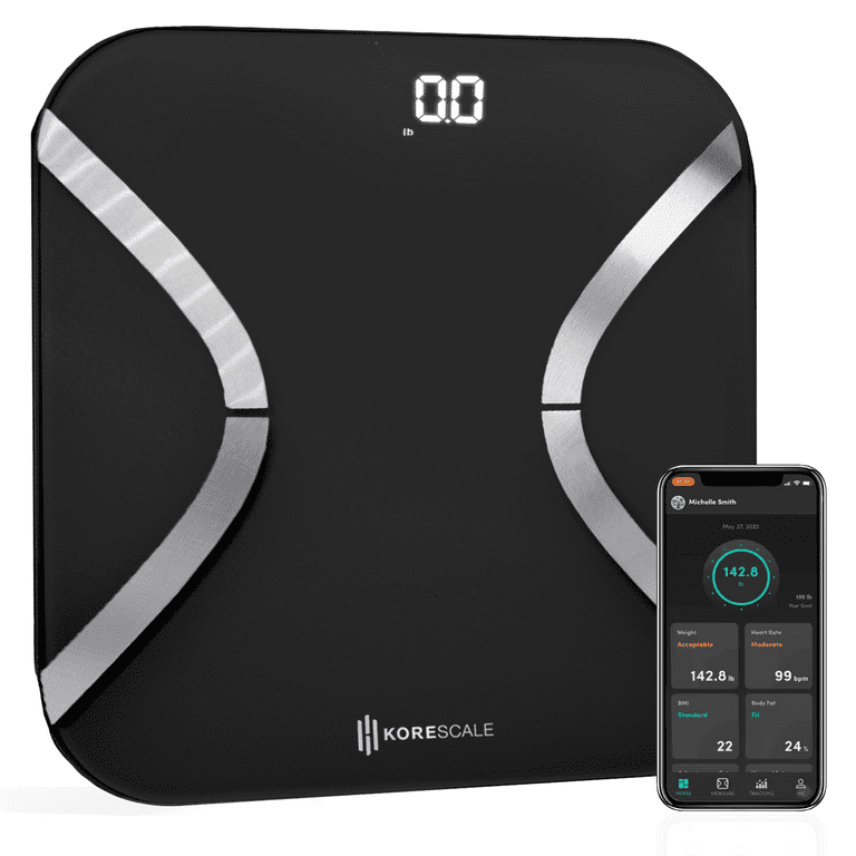 https://i5.walmartimages.com/seo/Korescale-Smart-Scale-for-Body-Weight-and-Fat-Percentage-BMI-Muscle-Mass-Bluetooth-with-Smartphone-App-Black_79be262b-5e95-410f-bc42-186d6dc414f1.c0e27dbd8cb58e97085c39a583b4470e.png?odnHeight=768&odnWidth=768&odnBg=FFFFFF