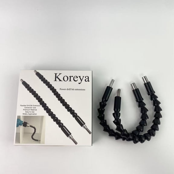 Koreya Power drill bit extensions,Flexible Extension Bar 12 14 38 Shaft Drive Extension Bar Set Shaft Drive Adapter Bit Holder for Automotive Repairing