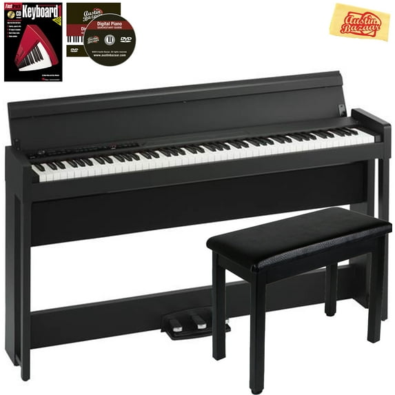 Korg C1 Air Digital Piano - Black w/ Furniture Bench