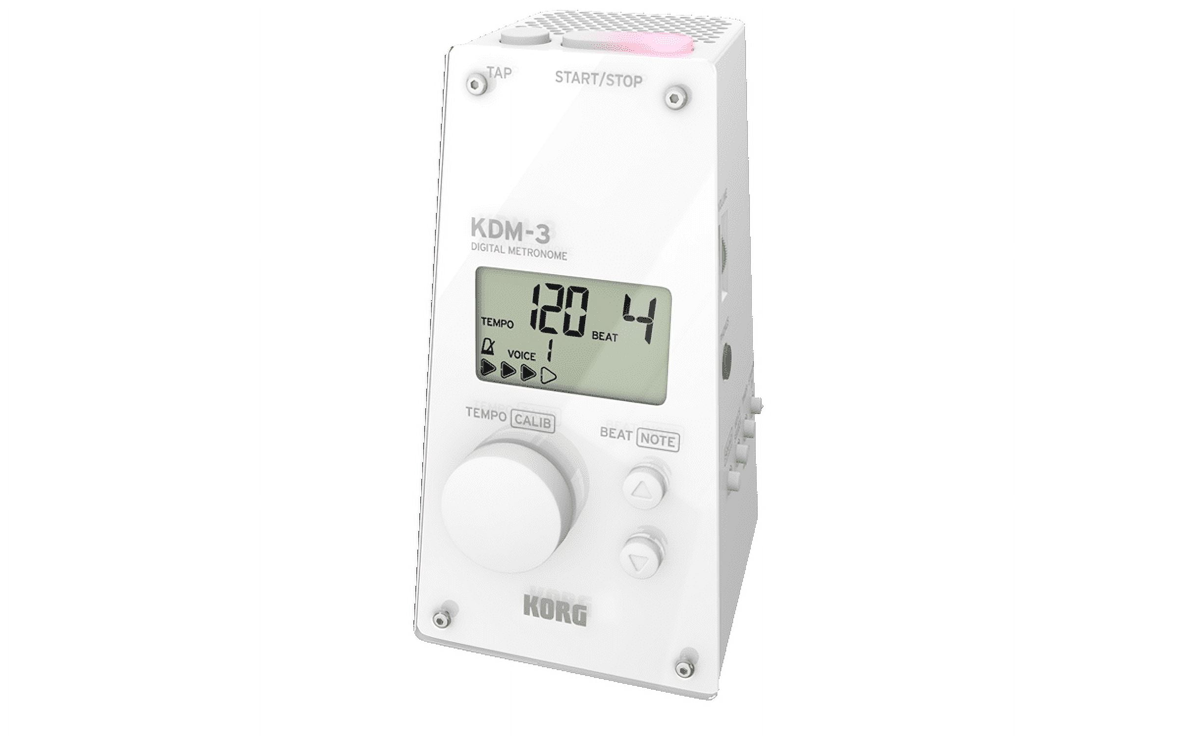 Korg KDM-3 Digital Metronome - White