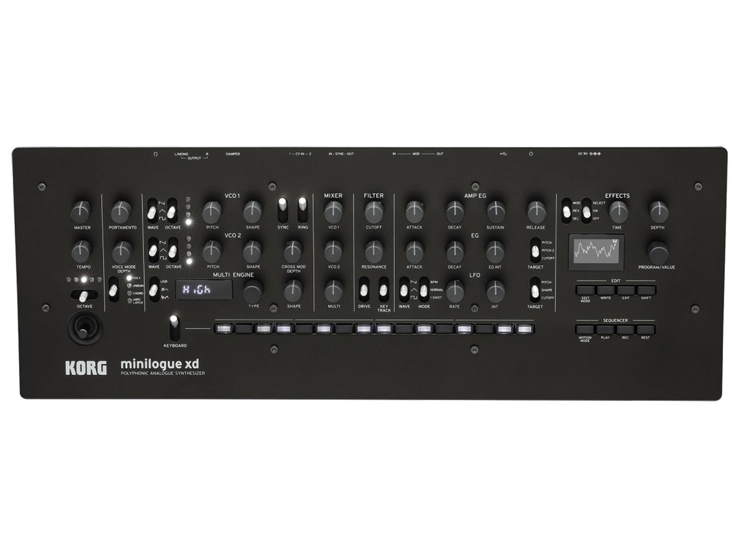 Korg minilogue xd module 4-Voice Polyphonic Analog Synthesizer Desktop Module
