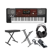 لوحة مفاتيح Korg PA700OR الاحترافية ذات 61 مفتاحًا مع مقعد وحزمة ملحقات