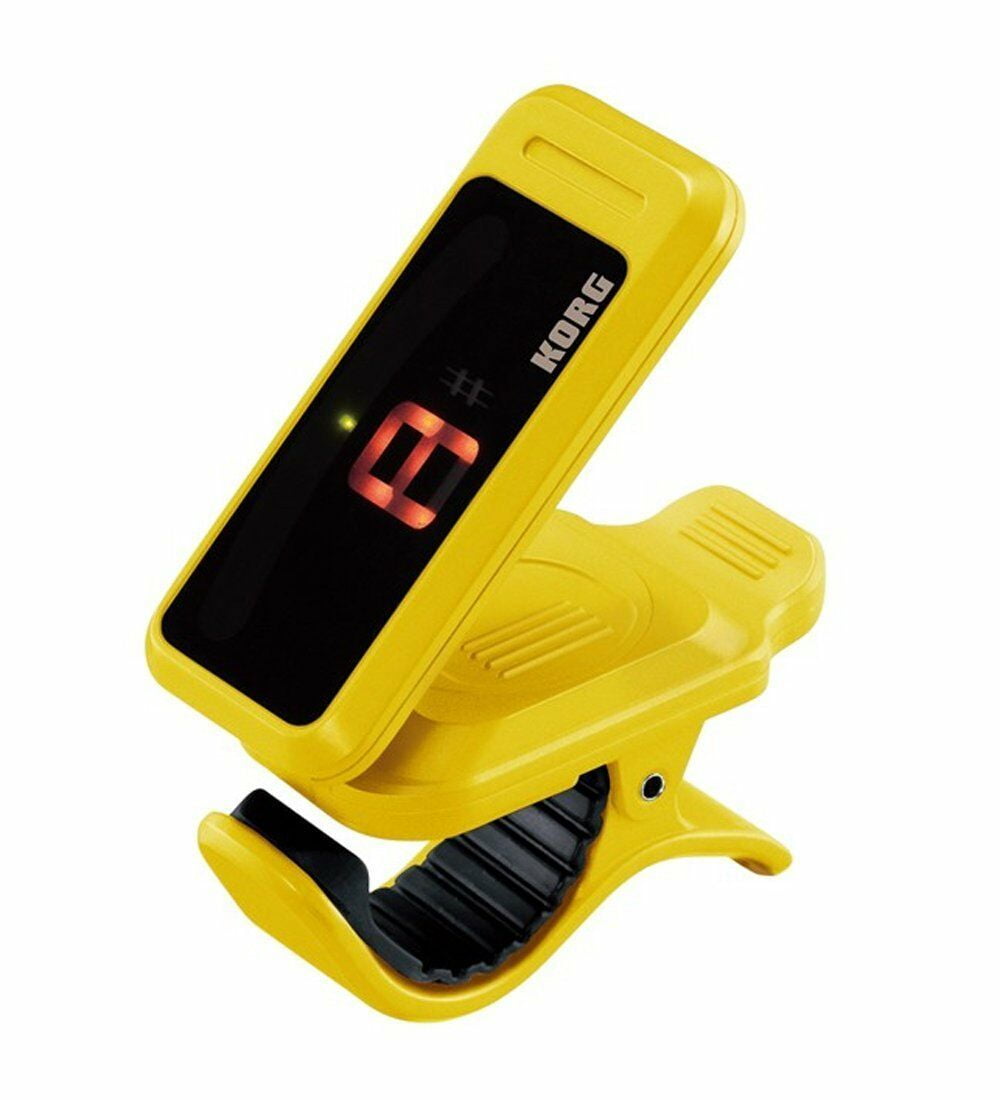 Korg PC1 Pitchclip Clip-On Chromatic Tuner - Yellow
