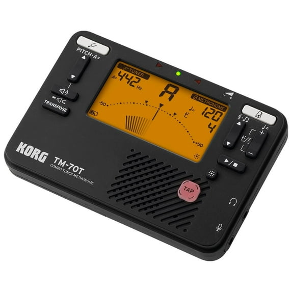 Korg TM-70T Combo Tuner/Metronome Black