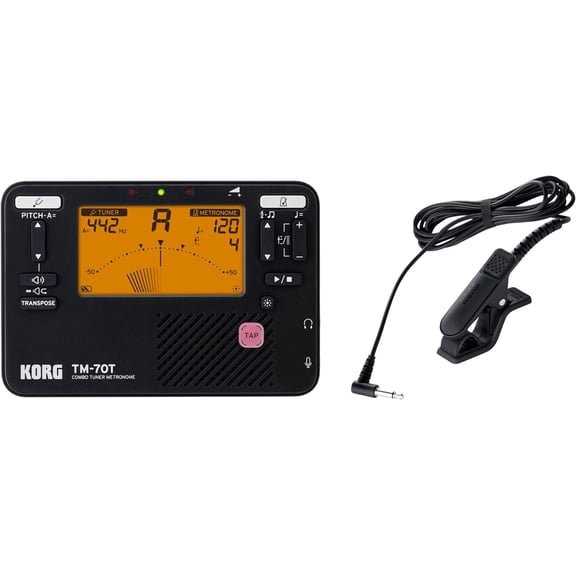 Korg TM70 Combo Tuner/Metronome w/Contact Mic