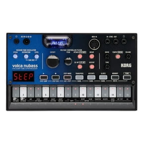 Korg Volca Nubass Vacuum Tube Bass Synthesizer with 16-Step Sequencer
