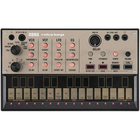 Korg Volca Keys Analog Loop Synthesizer, 27-Keys, Built-In Speaker