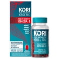 thumbnail image 1 of Kori Krill Superior Absorption Vs Fish Oil, Omega-3 Supplement for Heart, Brain, Joint, Eye, Skin & Immune Health, Softgels, 90 Count, 1 of 9