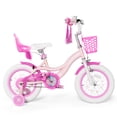 thumbnail image 1 of Korimefa 12 inch Girls Kids Bike Ages 3-6 Years Old Children, Toddler Bike with Training Wheels, Perfect for Beginner Riders Learning to Ride, Easy to Assemble, Pink, 1 of 13