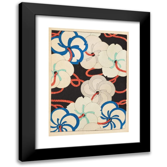 Korin Furuya (Editor) 11x14 Black Modern Framed Museum Art Print Titled - Bijutsukai Pl.180 (1901)