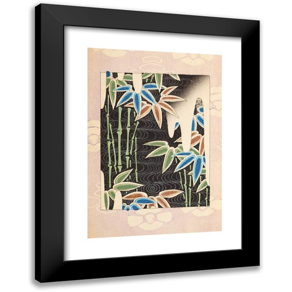 Korin Furuya (Editor) 11x14 Black Modern Framed Museum Art Print Titled - Bijutsukai Pl.82 (1901)