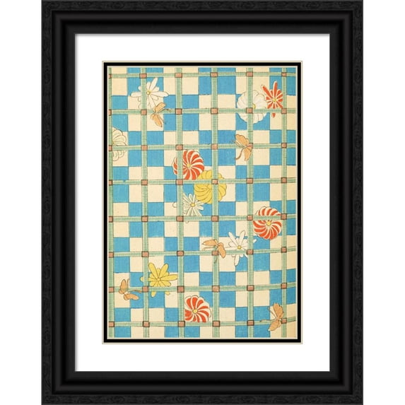 Korin Furuya (Editor) 11x14 Black Ornate Wood Framed Double Matted Museum Art Print Titled: Bijutsukai Pl.94 (1901)