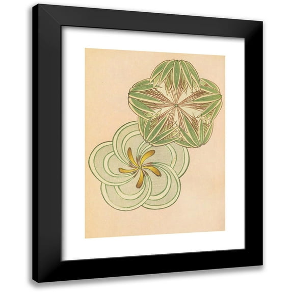 Korin Furuya (Editor) 14x18 Black Modern Framed Museum Art Print Titled - Bijutsukai Pl.110 (1901)
