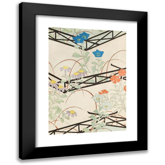 Korin Furuya (Editor) 14x18 Black Modern Framed Museum Art Print Titled - Bijutsukai Pl.21 (1901)