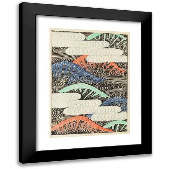 Korin Furuya (Editor) 18x24 Black Modern Framed Museum Art Print Titled - Bijutsukai Pl.228 (1901)
