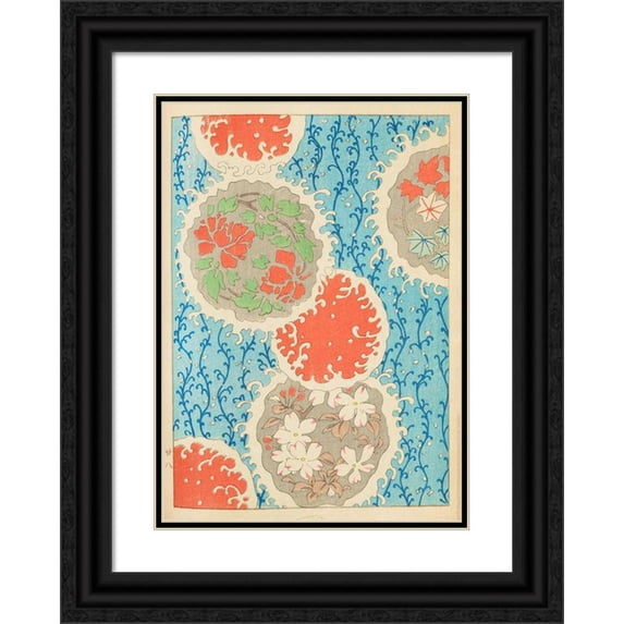 Korin Furuya (Editor) 18x24 Black Ornate Framed Double Matted Museum Art Print Titled: Bijutsukai Pl.170 (1901)
