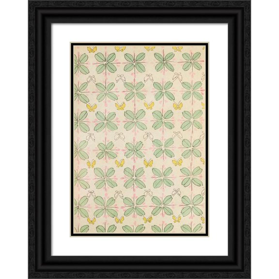Korin Furuya (Editor) 18x24 Black Ornate Framed Double Matted Museum Art Print Titled: Bijutsukai Pl.67 (1901)