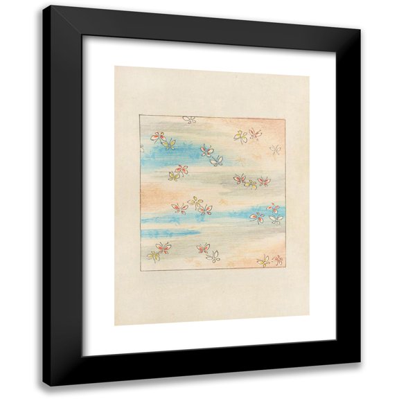Korin Furuya (Editor) 19x24 Black Modern Framed Museum Art Print Titled - Bijutsukai Pl.7 (1901)