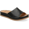 thumbnail image 1 of Kork-Ease Women's Tutsi Leather Slip-On Slide Sandal (Black, 6), 1 of 5