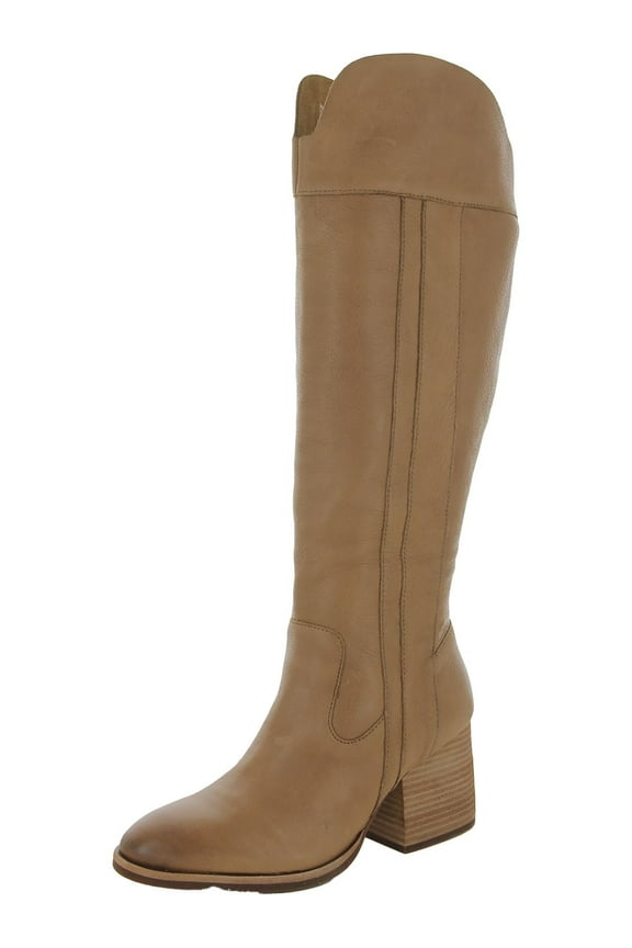 Womens Avril Leather Riding Knee-High Boots
