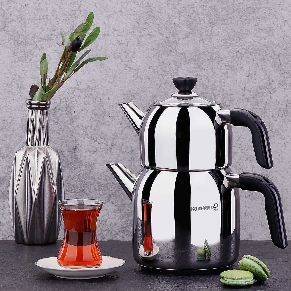 Turkish Teapot Stainless Steel Vita - Korkmaz - Online Turkish Shopping  Center