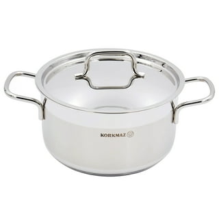 Bergner legend Series Stainless Steel 7.9-qt casserole With Lid Cookware  New