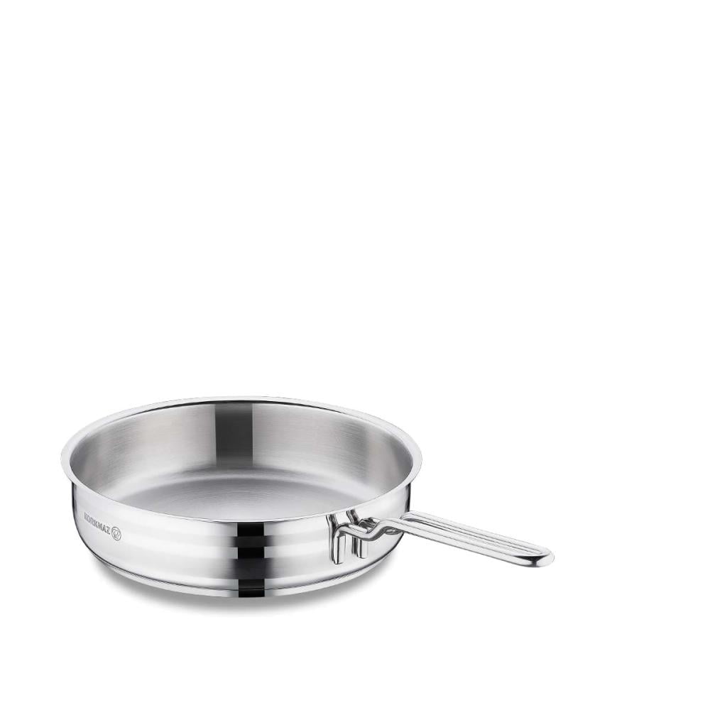 Korkmaz Astra2 Stainless Steel Frying Pan with Hanging Handle, HighPerformance MultiPurpose