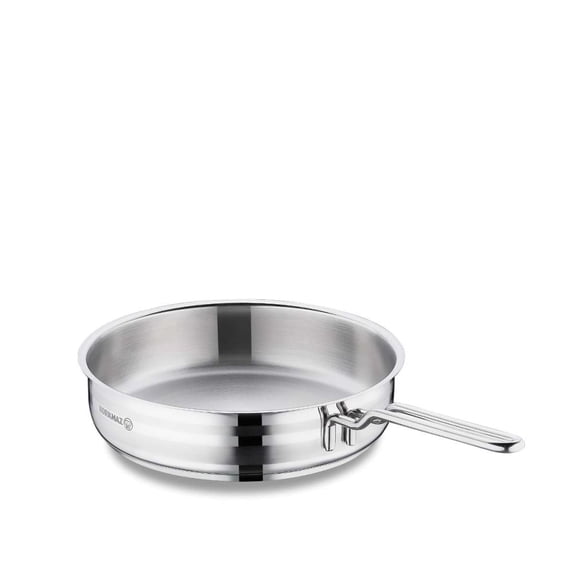 Korkmaz Astra2 Stainless Steel Frying Pan with Hanging Handle, High-Performance Multi-Purpose Cookware, 3.5 Quart