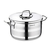 Korkmaz Astra2 Stainless Steel Pot, High-Performance Multi-Purpose Cookware with Lid, 4.5 Quart