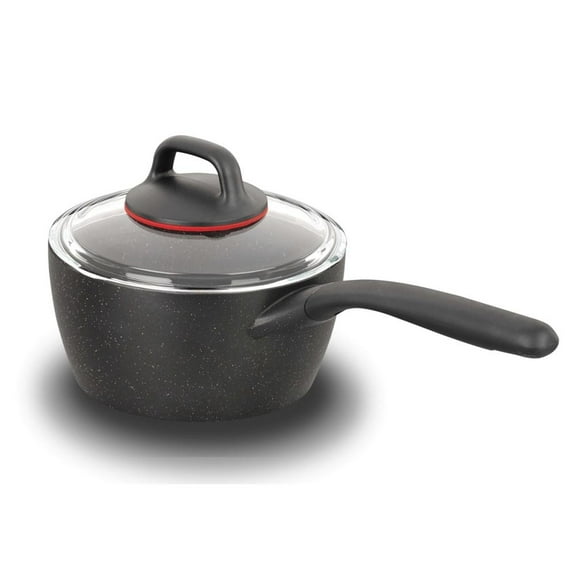 Korkmaz Gusto Volcanic Sauce Pan with Lid Cooker, Aluminum, 2 Quart, A1360