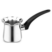 Korkmaz Orbit 8 Ounce Stainless Steel Turkish Coffee Pot in Silver