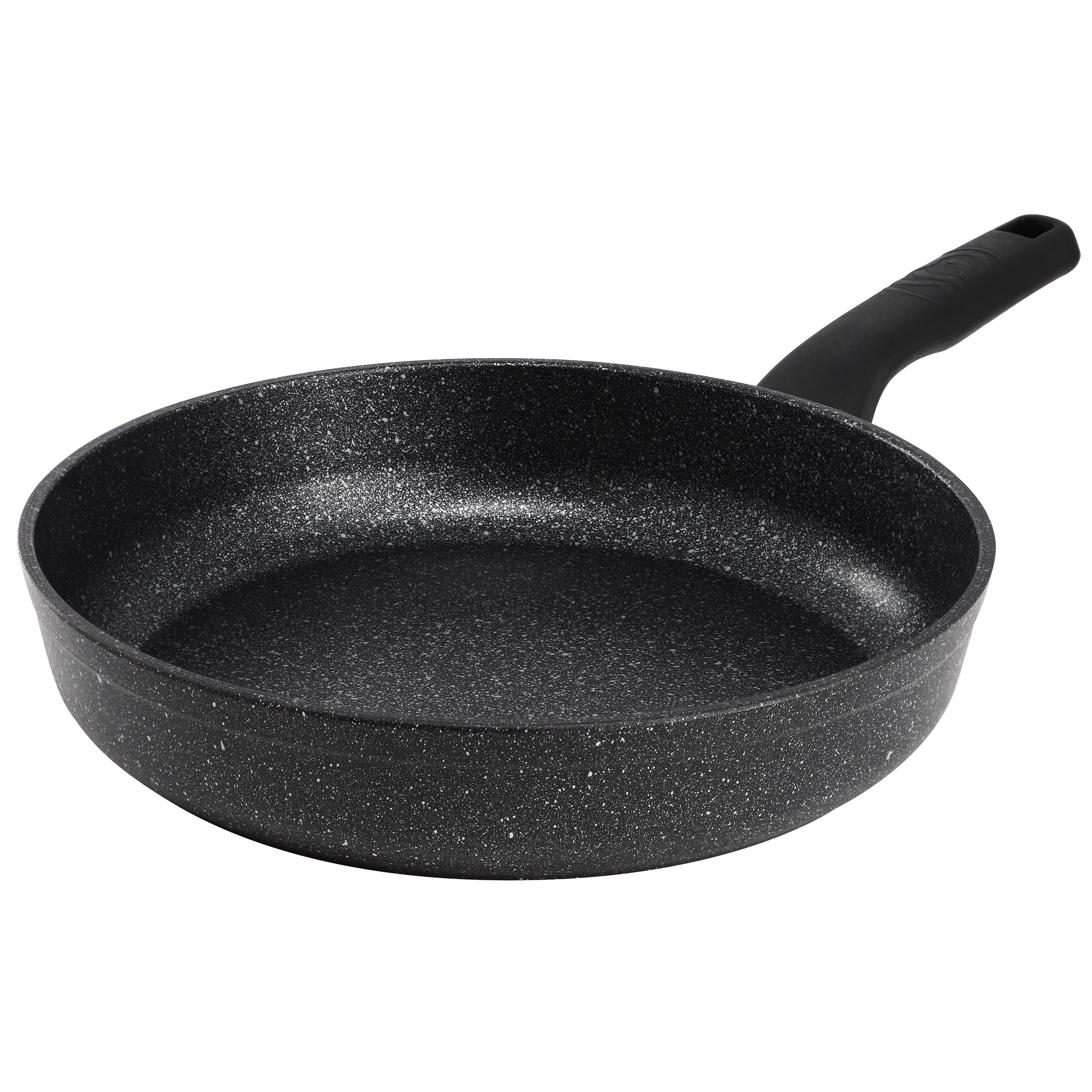 Korkmaz Ornella Nonstick 10 Inch Aluminum Frying Pan in Granite Black