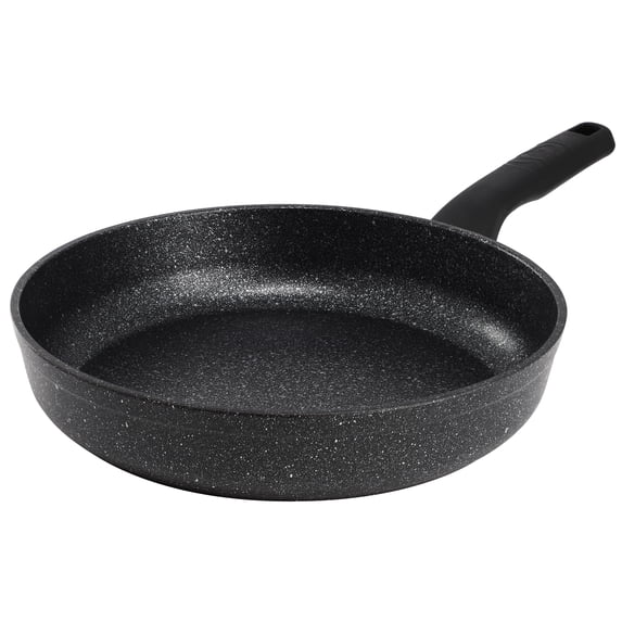 Korkmaz Ornella Nonstick 10 Inch Aluminum Frying Pan in Granite Black