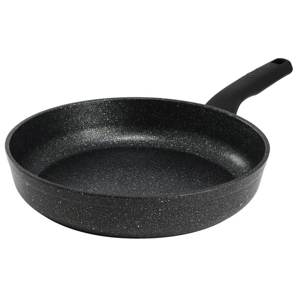 Korkmaz Ornella Nonstick 9.5 Inch Aluminum Frying Pan in Granite Black