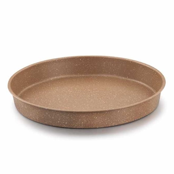 Korkmaz Torta Round Pan | Granite Coated Nonstick Cake Pan | Baking Pan | Birthday Wedding Layer Cake Pan | Dishwasher-safe, oven-safe, microwave-safe, freezer-safe | Baking Tray