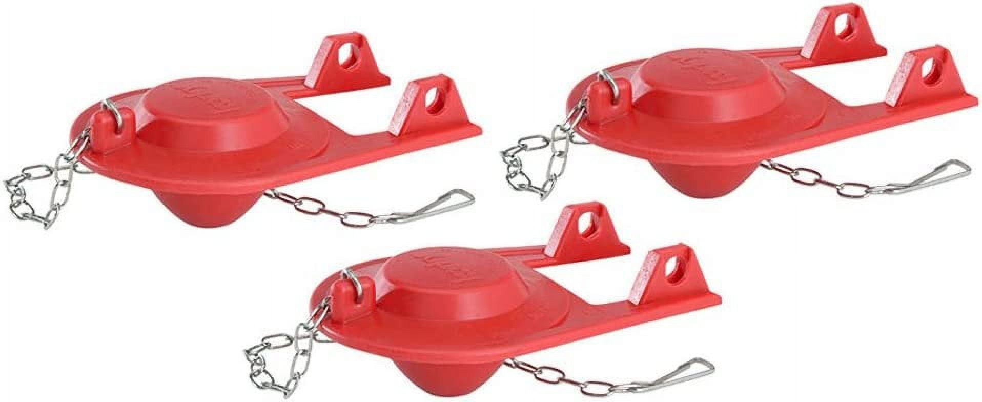 Korky Universal Red Rubber Toilet Flapper 3-Pack