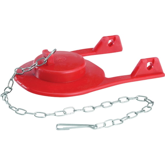 Korky Toilet Flapper 2010BP Fits Kohler Rialto - Rubber Flapper With Floaters - Red