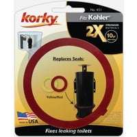 Korky 2X Flush Valve Seal Red Rubber For Kohler