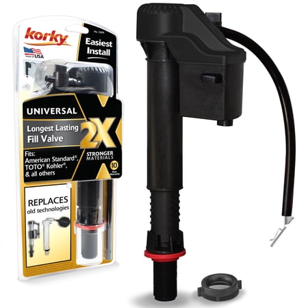 Korky 2X Long Life Universal Toilet Fill Valve 528XBP