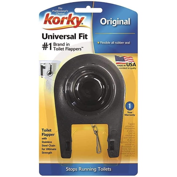 Korky 54BP Toilet Tank Flapper - Easy to Install - Made in USA P-147