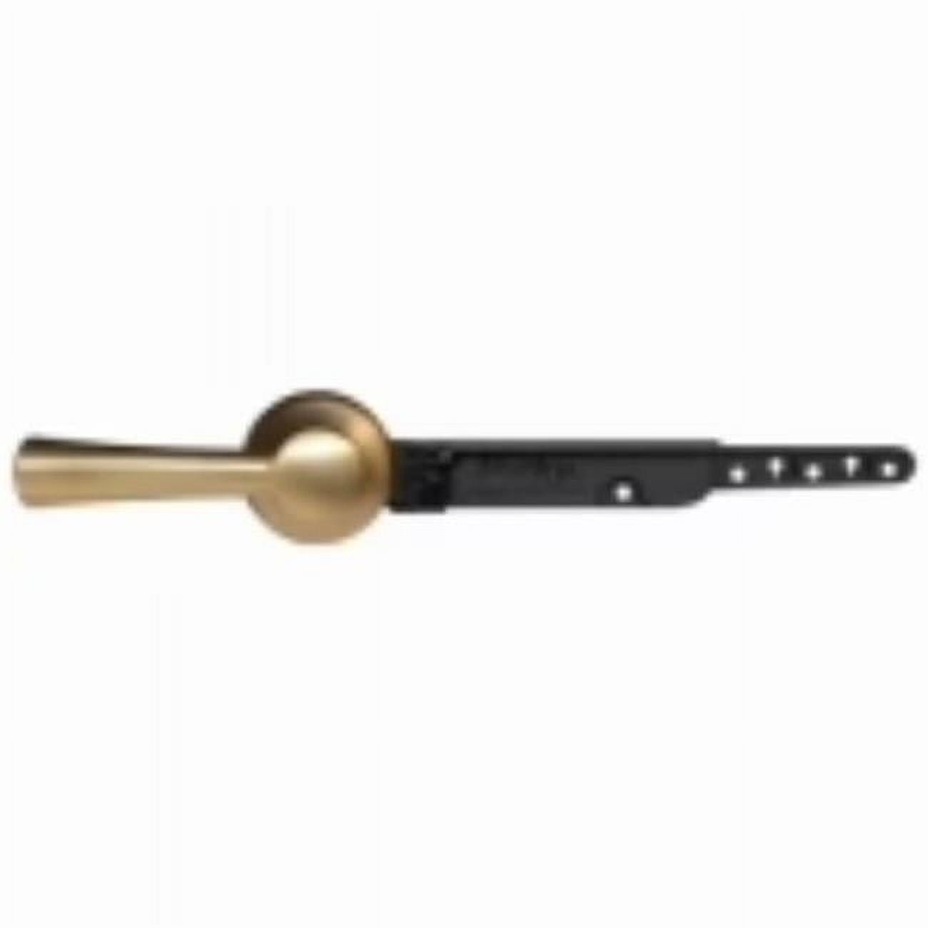 Universal Brushed Gold Toilet Handle with Metal Lever