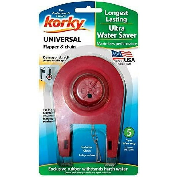 Korky Flapper 2 " Rubber Red